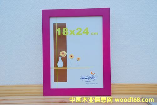 7寸實木相框玫瑰紅色的詳細介紹