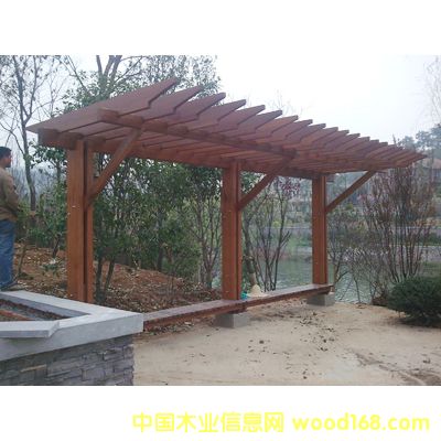 防腐木花架的詳細(xì)介紹